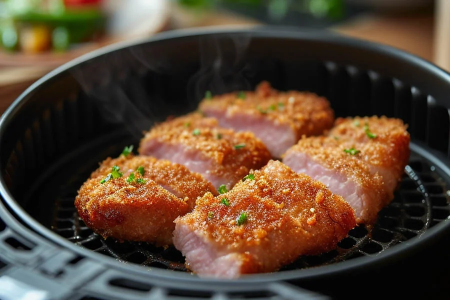 cooking in an air fryer