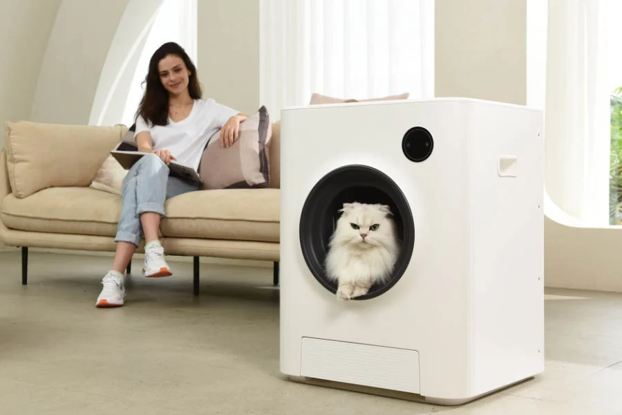 cat litter cleaner box