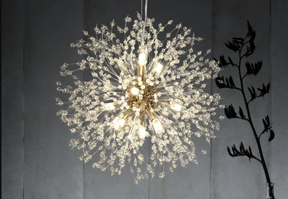 crystal flower chandelier