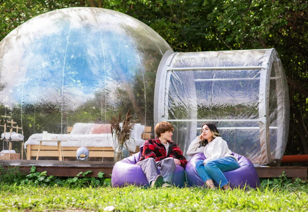 clear tent bubble