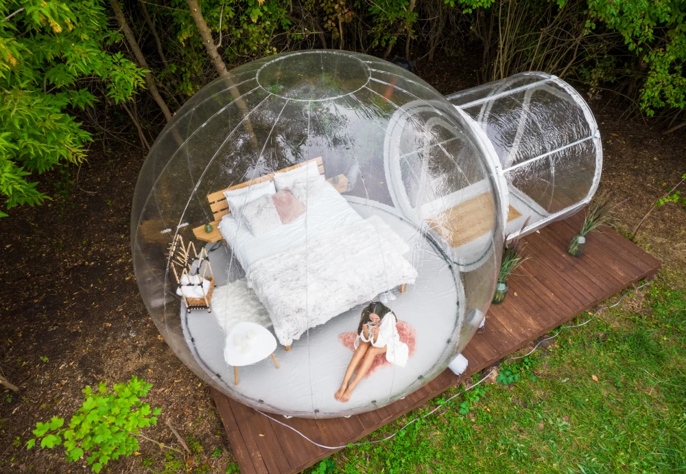 inflatable transparent tent