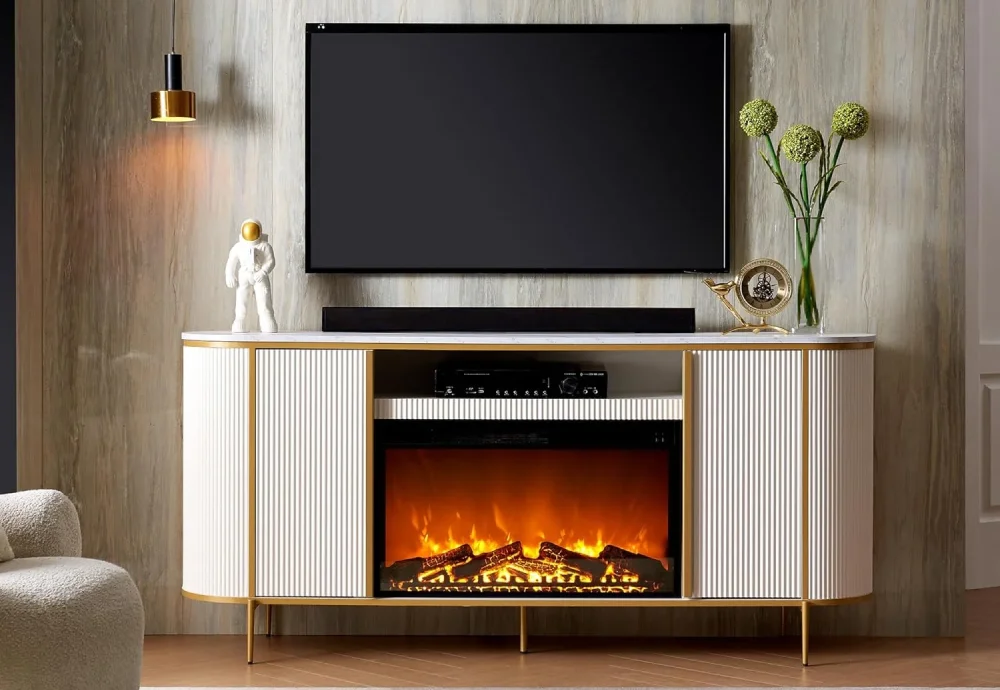 electric fireplace tv stand